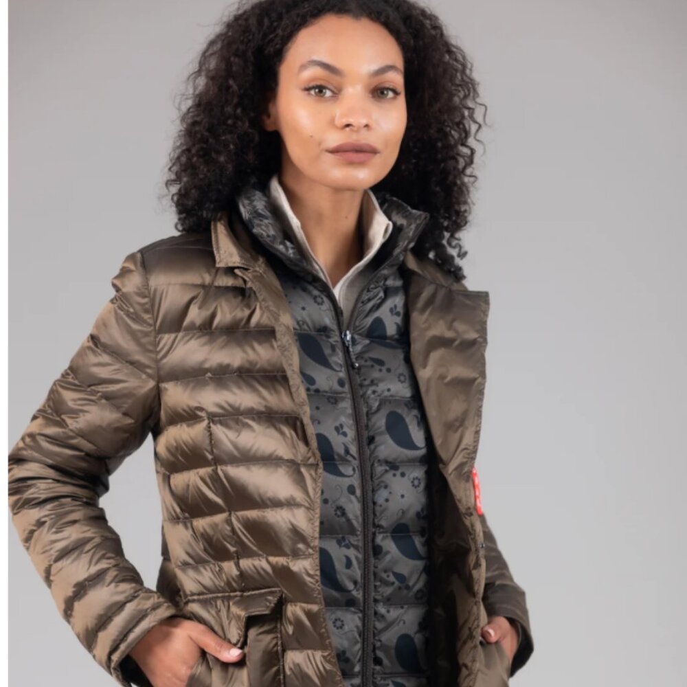 NEW My Anorak DOUBLE UP QUILTED BLAZER SIZE LARGE